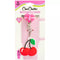 CHARCHARMS CHERRY WATER BOTTLE CHARM WITH STICK-ON HOOK BUNDLE - RED - Brand New
