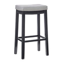 Linon Home Décor Kingston Gray Bar Stool, Black - Brand New