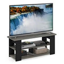 FURINNO JAYA TV STAND FOR TV UP TO 55-INCH - FRENCH OAK/BLACK - Scratch & Dent