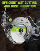 WORKPRO 16 Inch Wet Concrete Saw with Water Cutting, 6.69" Depth - Like New
