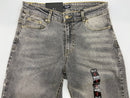 BLU ROCK MEN'S FLEX STRETCH SLIM FIT STRAIGHT JEANS - SIZE: MEN 30X31 - GRAY - Brand New