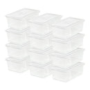 IRIS USA CNL-6 6 Quart Storage Box CNL-5 Box, 5 Quart Clear 20 Pack - Brand New