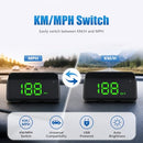 EWOJUYE MPH/KMH HEADS UP DISPLAY FOR CARS - BLACK - Like New