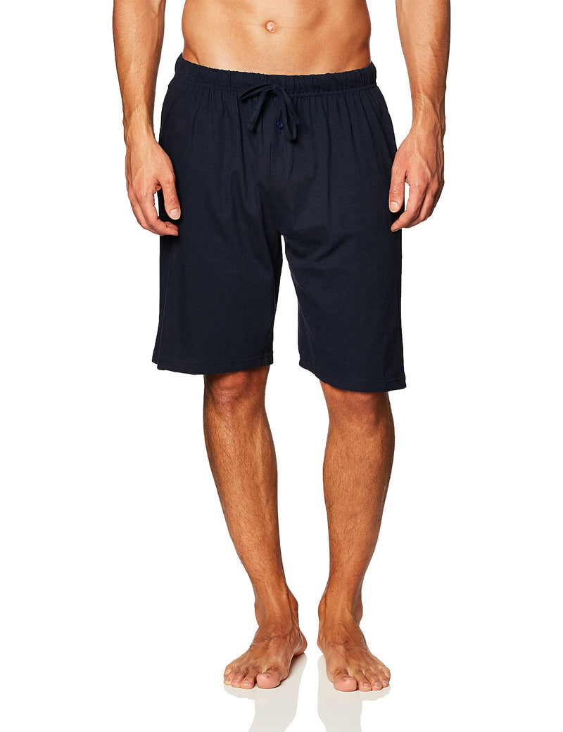 113591 ESSENTIALS BY SEVEN APPAREL MEN'S SOLID COTTON KNIT NAVY XL - Brand New