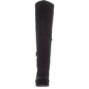 G BY GUESS WOMENS DESTYNN 2 FAUX SUEDE KNEE-HIGH BOOTS - SIZE: WOMEN 10 - BLACK - Like New