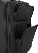 U.S. Traveler Aviron Bay Expandable Softside Luggage Spinner Wheels 31" - BLACK Like New