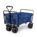Beach Wagon Cart Collapsible with Big Wheels for Sand, Heavy Duty Foldable - Brand New