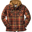 LEGENDARY WHITETAILS MEN'S MAPLEWOOD HOODED SHIRT JACKET XLT - MAPLEWOOD PLAID - Like New