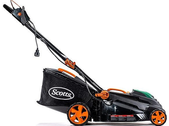 Scotts 51519S 19in 13Amp Corded Electric Lawn Mower BLACK/ORANGE/GREEN Like New