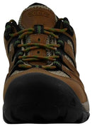 KEEN LANSING LOW HEIGHT STEEL TOE MEN SIZE 9.5 CASCADE BROWN/FIRED BRICK - Like New