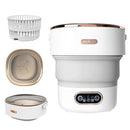 VUHIGIB PORTABLE WASHING MACHINE 15L COLLAPSIBLE MINI WASHER 3 MODES - GRAY - Like New
