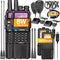 TENWAY UV-5R PRO HAM RADIO 8W DUAL BAND TWO WAY RADIO HANDHELD SPEAKER MIC - Like New