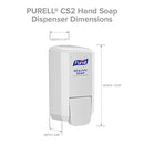 PURELL MANUAL HAND SOAP DISPENSER,  FOR 1000 ML, REFILLS (PACK OF 1) - WHITE - Like New