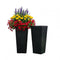 GREENSHIP 27 INCH TALL PLANTERS FOR INDOOR OUTDOOR PLANTS - BLACK - Like New