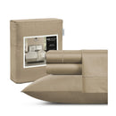 CHATEAU HOME COLLECTION BREATHABLE CALKING SHEET SET CALIFORNIA KING SIZE TAUPE - Brand New