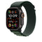 APPLE WATCH BAND - ALPINE LOOP (49MM) - DARK GREEN WITH BLACK TITANIUM - LARGE - Like New