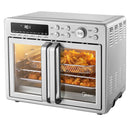 MIDEA FLEXIFY FRENCH DOOR TOASTER OVEN AIR FRYER COMBO 26.4 QT - STAINLESS STEEL - Like New