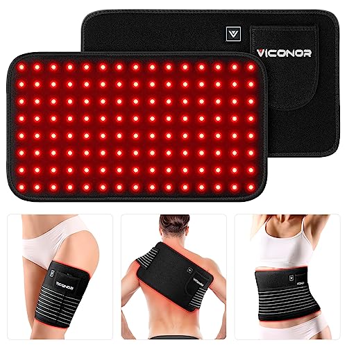 VICONOR RED LIGHT THERAPY BELT FOR BODY COMFORT APP-CONTROLLED - BLACK - Like New