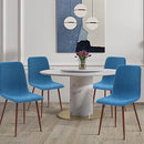 CANGLONG DINING CHAIRS SET OF 4 - BLUE - Like New