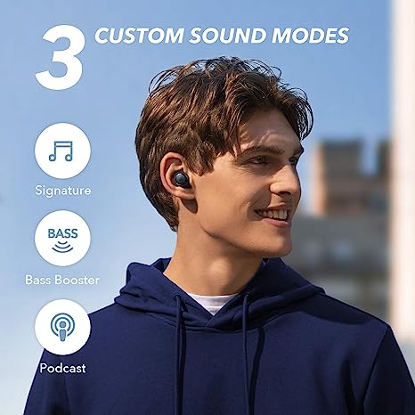 Soundcore by Anker Life A1 Wireless Earbuds Wireless Charging A3927L - Black - Like New