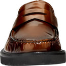 COLE HAAN MEN AMERICAN CLASSICS PENNY LOAFERS BRUSH-OFF BLACK SIZE 8 - Like New