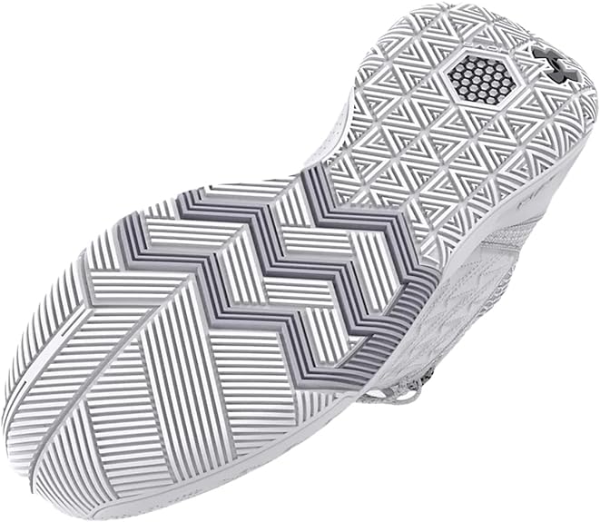 UNDER ARMOUR UNISEX HOVR HAVOC 5 CLONE TEAM 3024979-102 WHITE/BLACK 13 - Like New