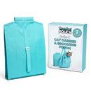 PURRFECT POUCH THE ORIGINAL CAT CARRIER PP1 - TEAL - Like New