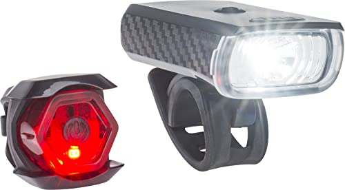 BELL LUMINA PREMIUM BICYCLE LIGHT SET 7142206 - Black - Brand New