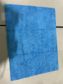 GENERIC BLUE 16" BY 12" WASH CLOTH - BLUE - Like New