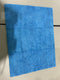 GENERIC BLUE 16" BY 12" WASH CLOTH - BLUE - Like New