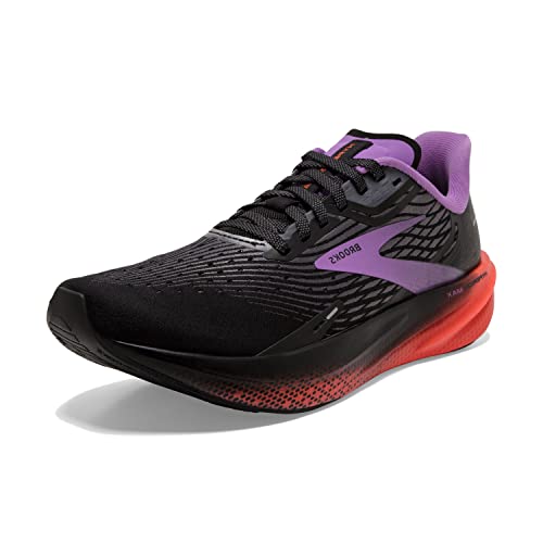 BROOKS WOMEN’S HYPERION MAX NEUTRAL SHOE - BLACK/FIESTA/BELLFLOWER - SIZE 9 - Like New