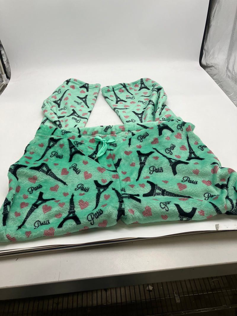 THEAMA TEK COLLECTION MEN’S EXTRA SOFT FLEECE PAJAMAS - XL - PARIS - AP-1871 - Like New