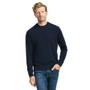 44S6S024 Saks Fifth Avenue Men's Jersey Stitch Crewneck Sweater Navy XL - Brand New