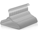 CASAFIELD 50 VELVET KID'S HANGERS FOR CHILDREN'S CLOTHES, 14" - GRAY - Like New