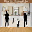 STCOCKIS 48" EXTRA TALL PET GATE - WHITE - Like New