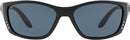 COSTA Men's Fisch Rectangular Sunglasses 06S9054 - Grey Polarized/Blackout Like New