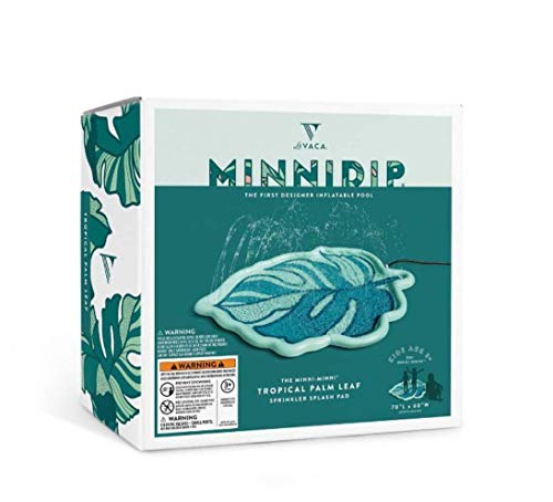 091110242 MINNIDIP PALM LEAF SPLASH PAD SPRINKLER - GREEN LEAF FLOAT - Like New