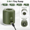 TRAVERSE NANO INFLATABLE PUMP WITH BUILT-IN LANTERN & MAGNETIC DESIGN - GREEN - Brand New