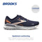 BROOKS WOMEN’S ADRENALINE GTS 23 SUPPORTIVE RUNNING SHOE PEACOAT/TANGERINE/PEACH - Like New