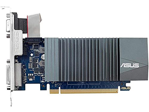 Asus GeForce GT 710 2GB GDDR5 HDMI VGA DVI Graphics GT710-SL-2GD5-CSM - Like New