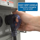 CONNTEK RP5358-050 POWER CORD, 30A 125V, 10/3, 50FT, BLACK - BLACK - Brand New