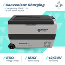BLUEFIN ACTIVE EXPEDICE 50L PORTABLE TRAVEL FRIDGE ADVANCED COOLING - GRAY - Like New