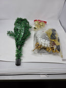 GENERIC 2FT GOLDEN CHRISTMAS TREE - GOLD AND GREEN - Like New