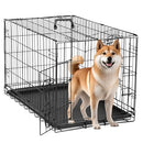 Simple Deluxe 30" Medium Dog Crate Divider, Double Door Folding Metal Wire Cage - Like New