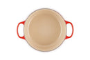 LE CREUSET ENAMELED CAST IRON OVEN, 4.5 QT. - CERISE - Like New