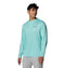 COLUMBIA MEN'S TERMINAL TACKLE PFG FINS & STRIPES LONG SLEEVE GULF/BLACK S - Brand New