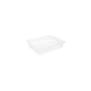 STOREX FLAT STORAGE TRAY LETTER SIZE 10 X 13 X 3 INCHES UNBREAKABLE 5-PACK CLEAR - Like New