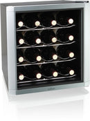 Culinair AW162S Thermoelectric 16-Bottle Wine Cooler, Silver/Black - Brand New