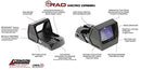 CRIMSON TRACE RAD MICRO COMPACT OPEN REFLEX PISTOL SIGHT - BLACK - Like New