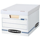 BANKERS BOX BASIC DUTY FILE STORAGE BOXES LIDS LETTER/LEGAL (0071303) - WHITE - Brand New
